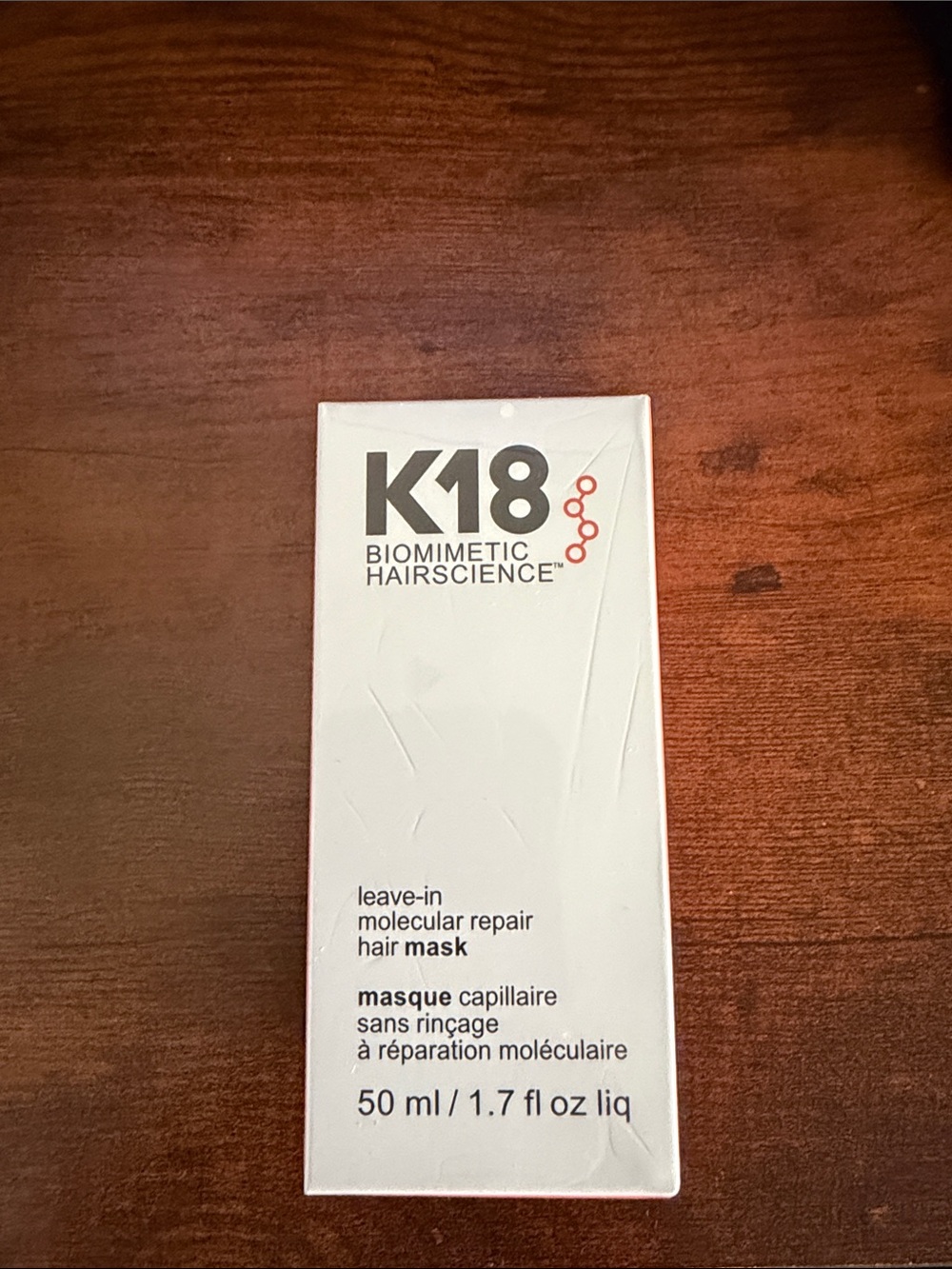 K18 Leave-In Molecular Repair Hair Mask - White